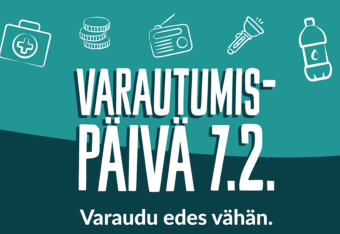 Varautumispäivä 7.2. Varaudu edes vähän.