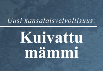 Uusi kansalaisvelvollisuus: Kuivattu mämmi