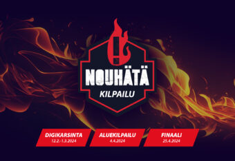 NouHätä-kilpailun logo.