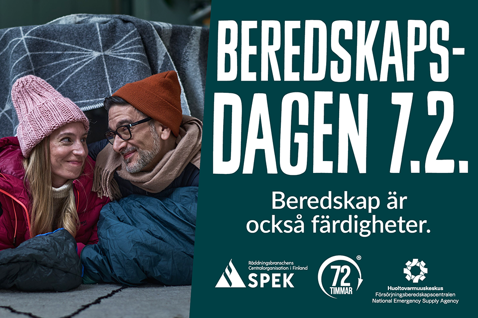 Beredskapsdagen 7.2. Beredskap är också färdigheter.