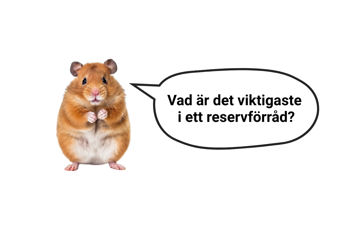 Vad &auml;r det viktigaste i ett reservf&ouml;rr&aring;d?
