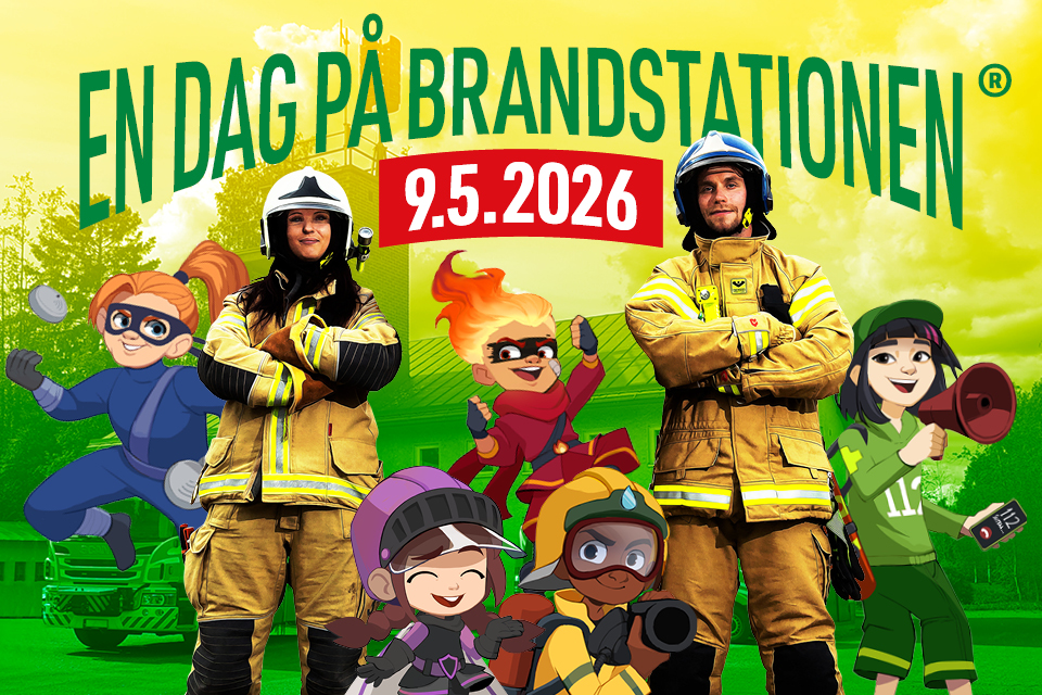 En dag på brandstationen 9.5.2026.