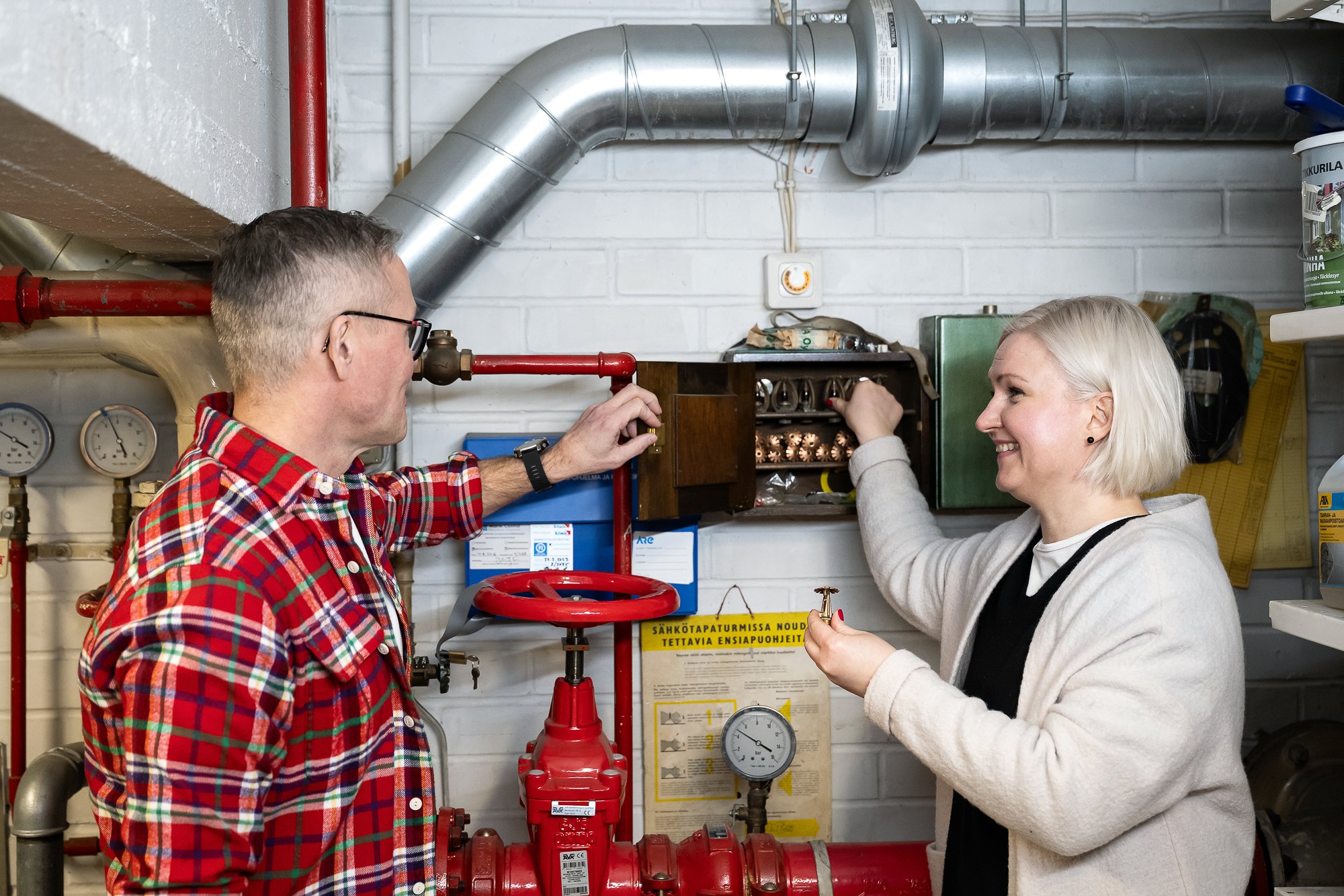 Automaattinen sammutuslaitteisto.